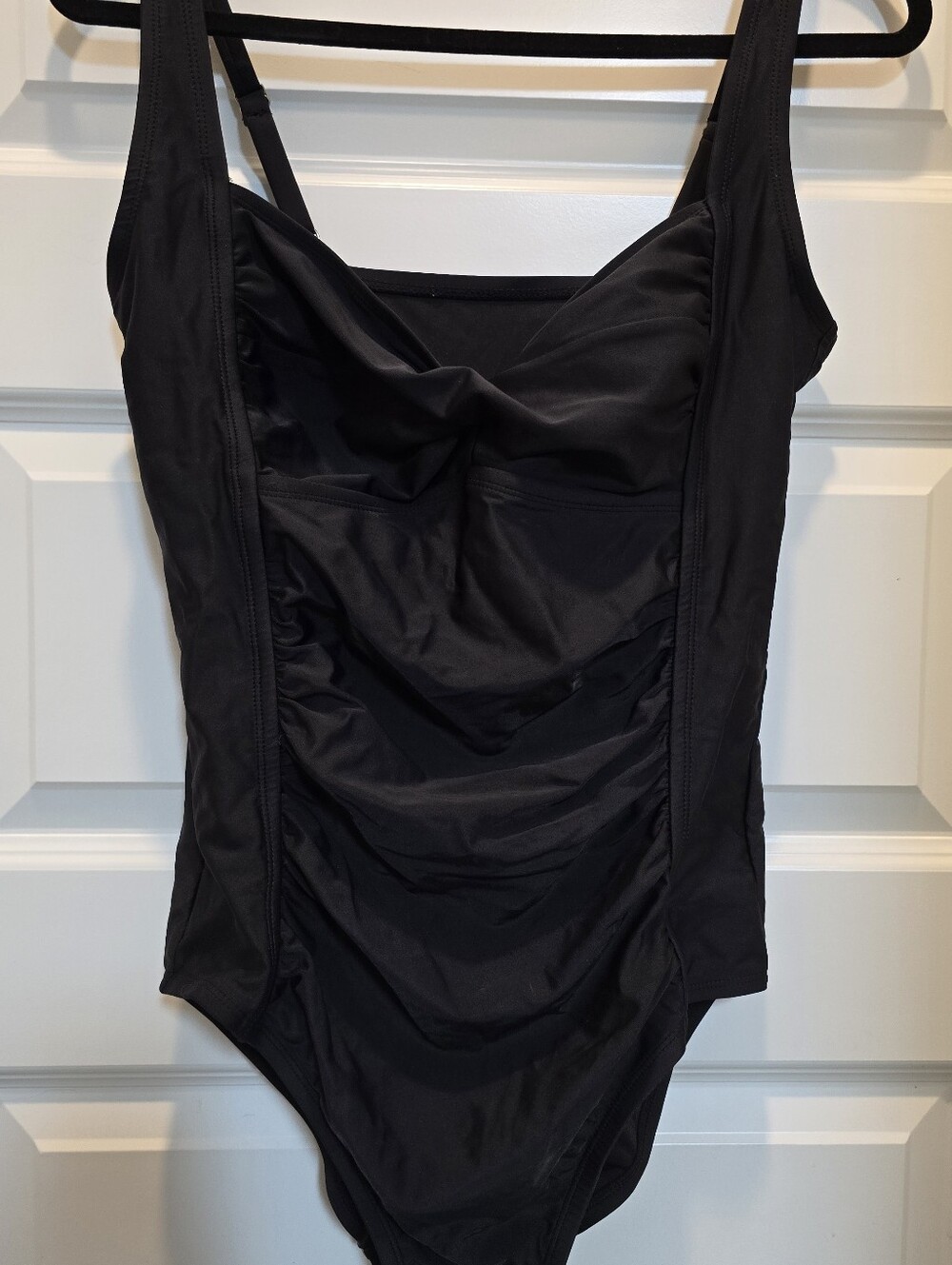 Women's Classic Black One-Piece Swimsuit